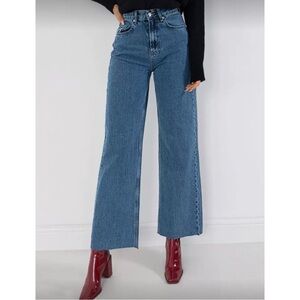 🌼 3/$15 Classic Blue Wide-Leg Women Jeans 6/38
